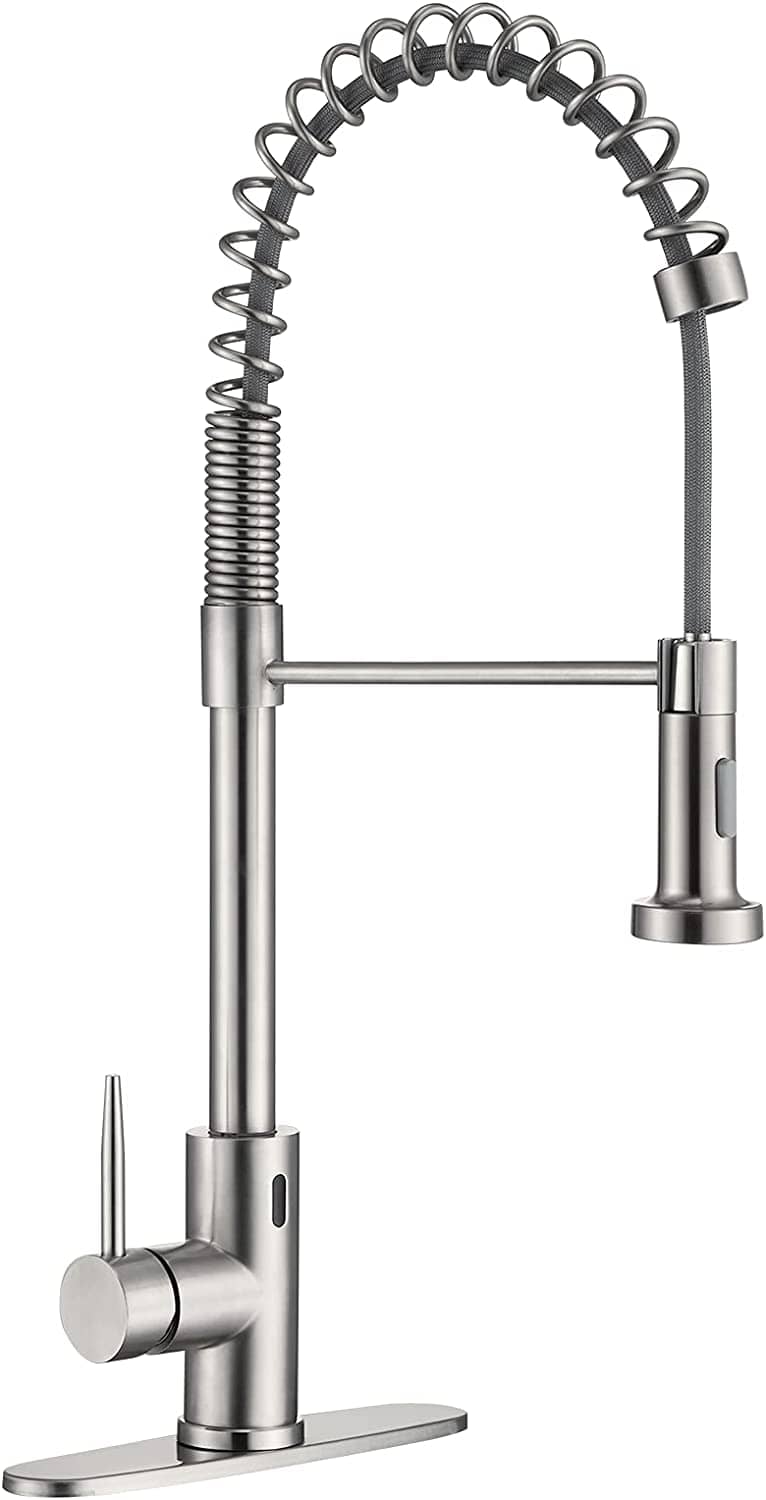 Charmingwater Touchless Kitchen Faucet with Pull Down Sprayer