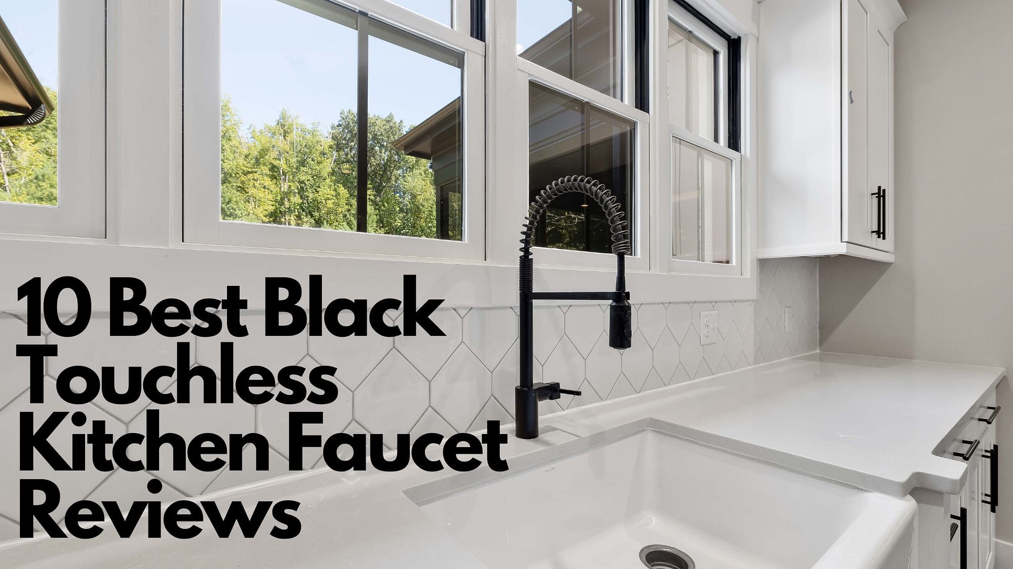 10 best black touchless kitchen faucet reviiews