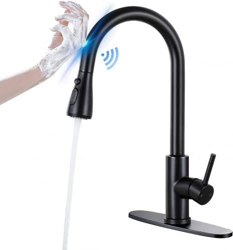 DJS Touch Kitchen Faucet with Pull Down Sprayer